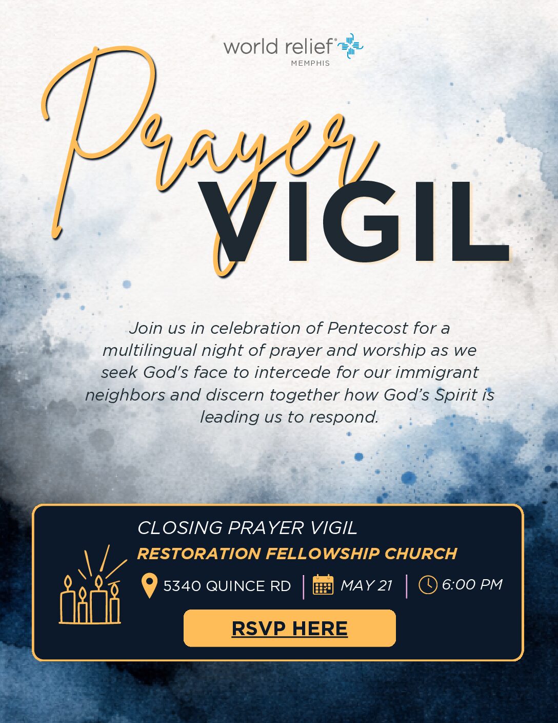 Spirit of God and the People of God Are on the Move – A Prayer Vigil